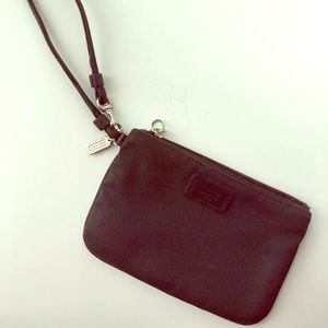 Black Coach Wristlet purse